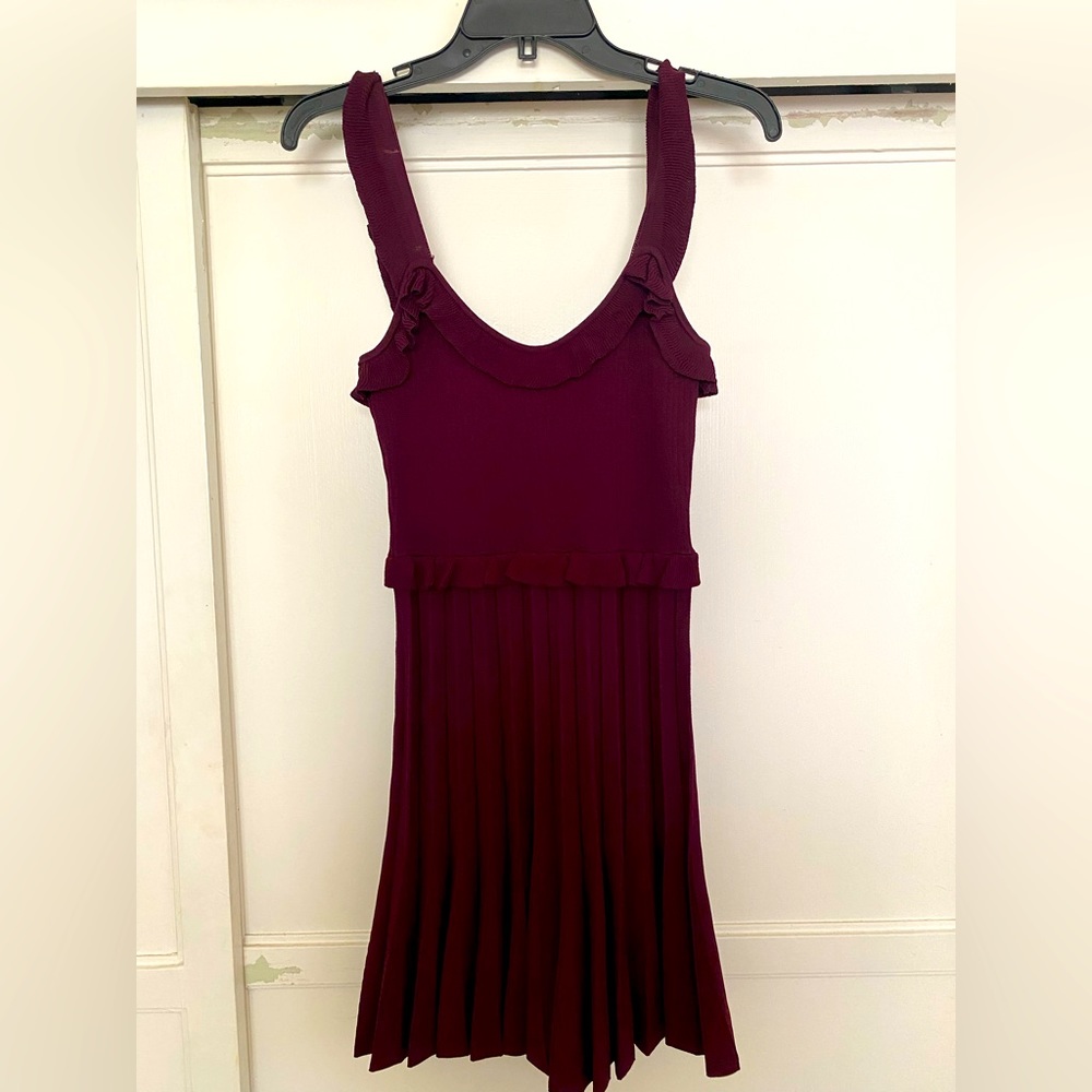 Burgundy Zara dress in size small